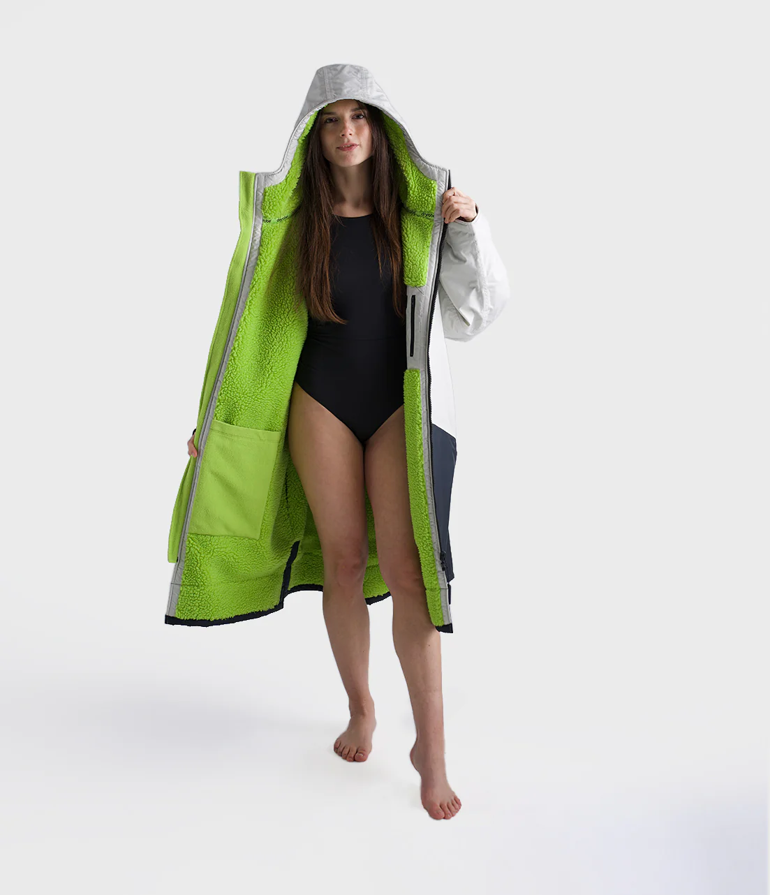Anthracite Lime Advance Adults Changing Robe