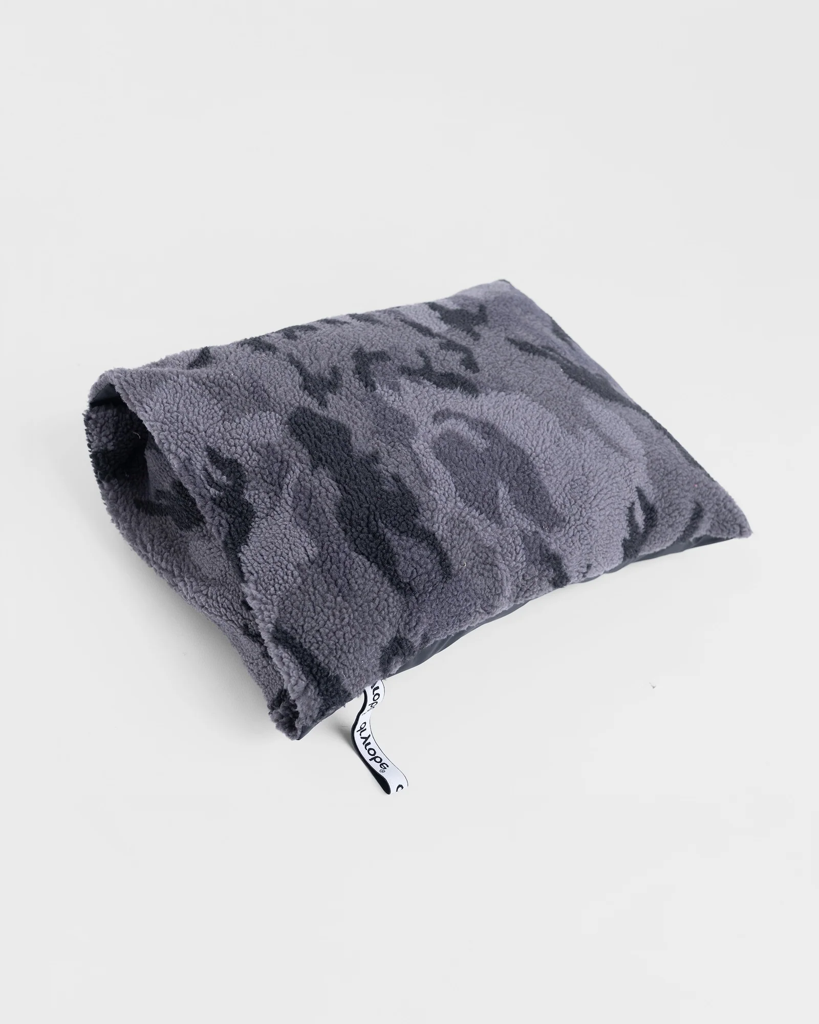 Black Camo Packable Travel Cushion Cover - Image 2