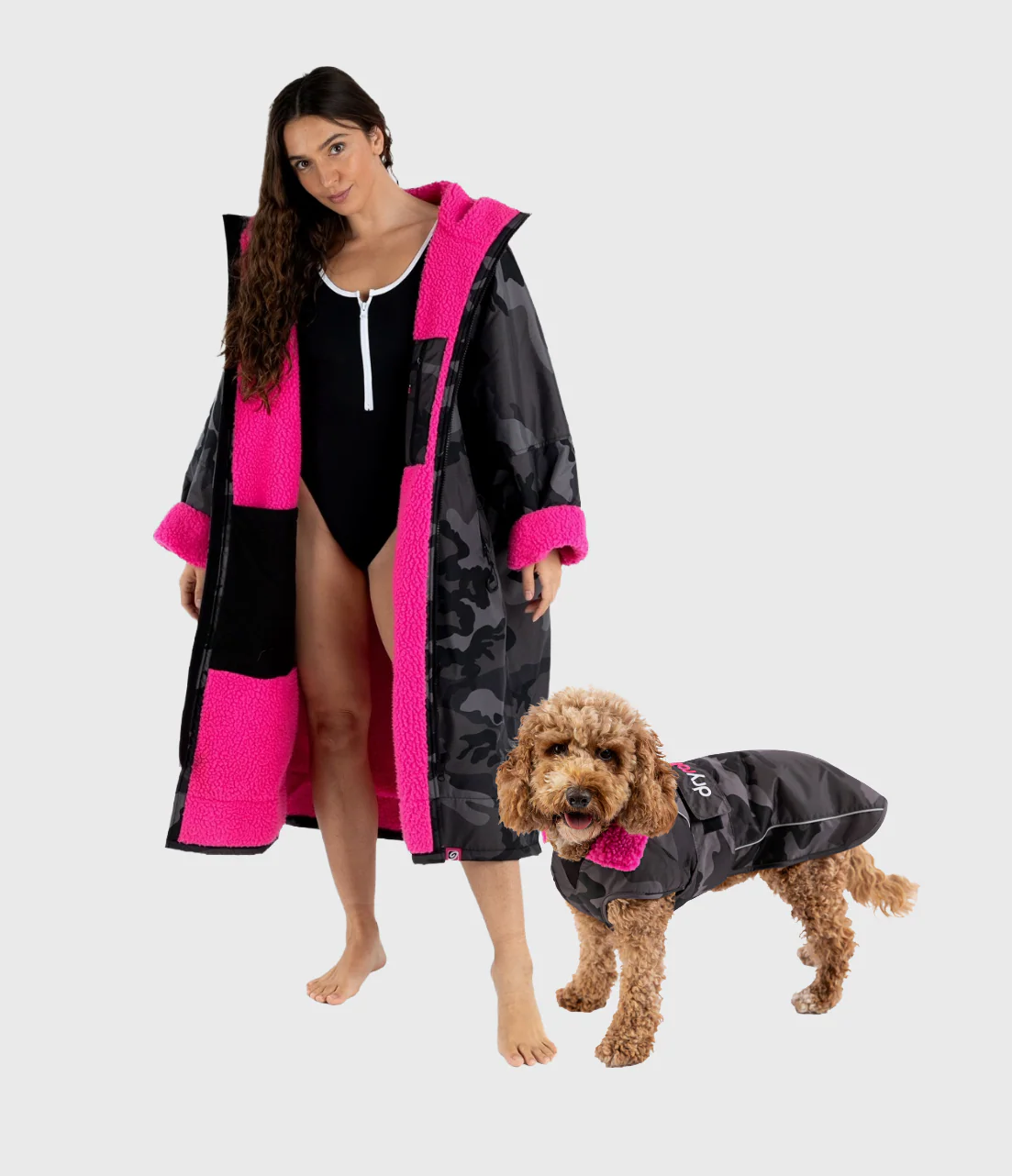 Black Camo Pink Advance & Dog Coat Bundle