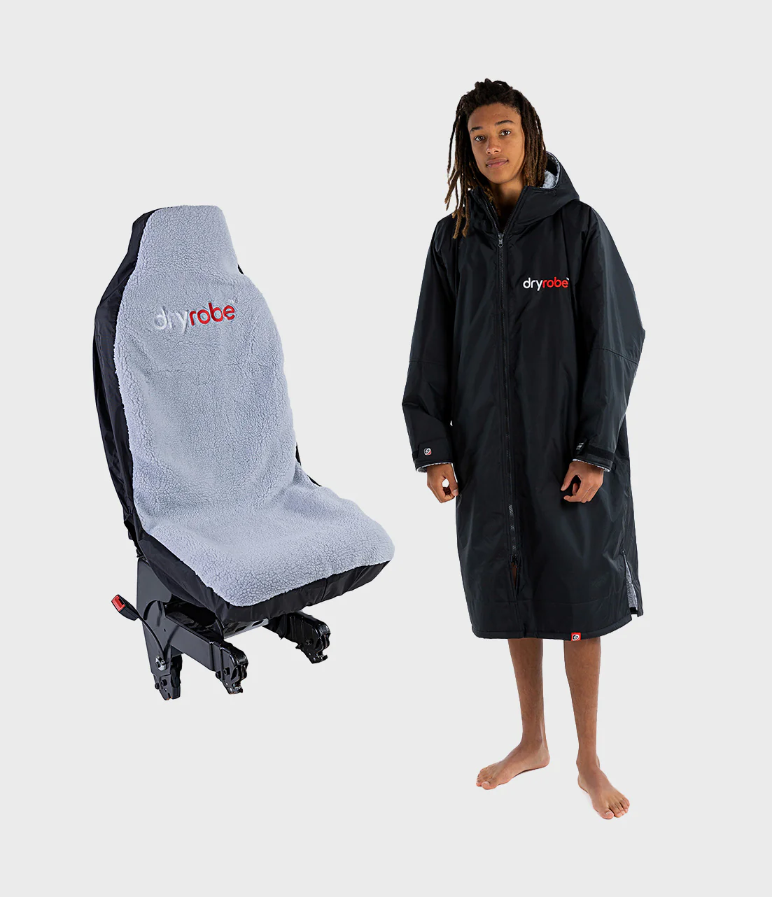 Black Grey Advance & Car Seat Cover