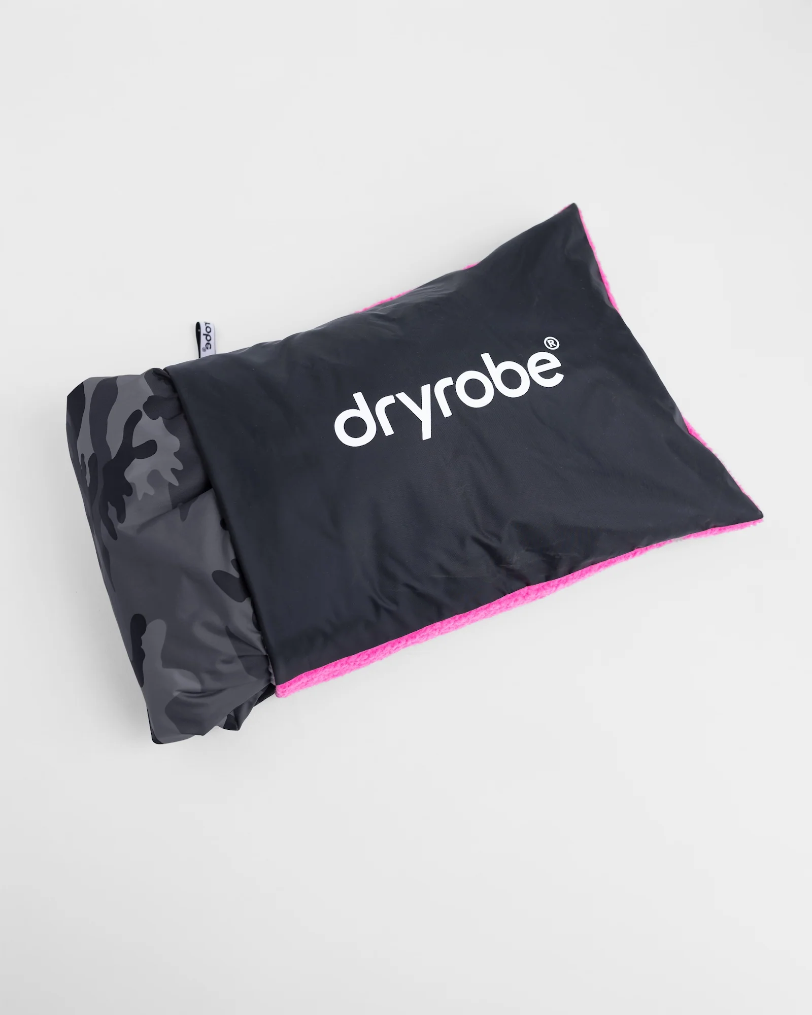 Black Pink Packable Travel Cushion Cover