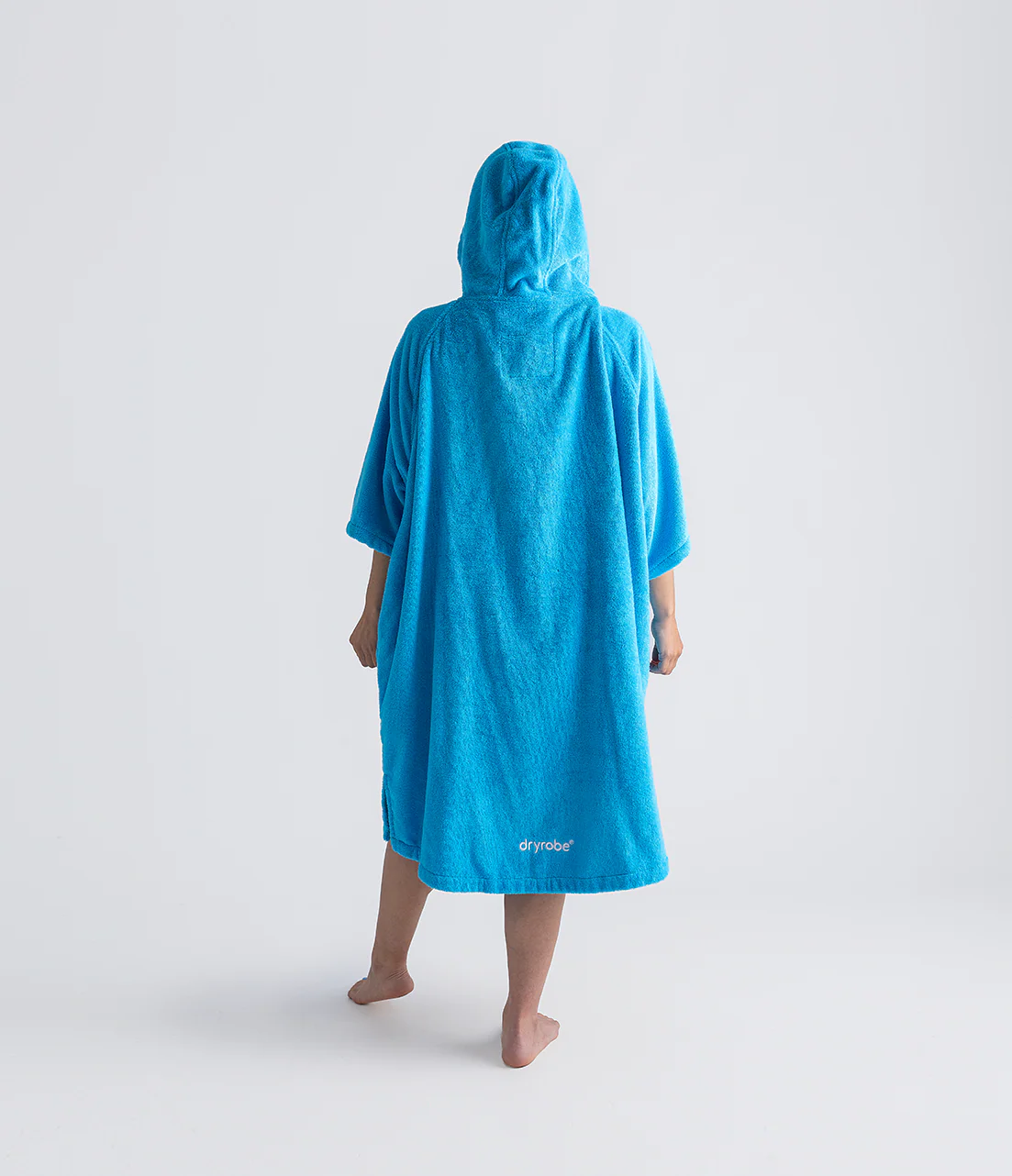 Blue Organic Towel Poncho - Image 3