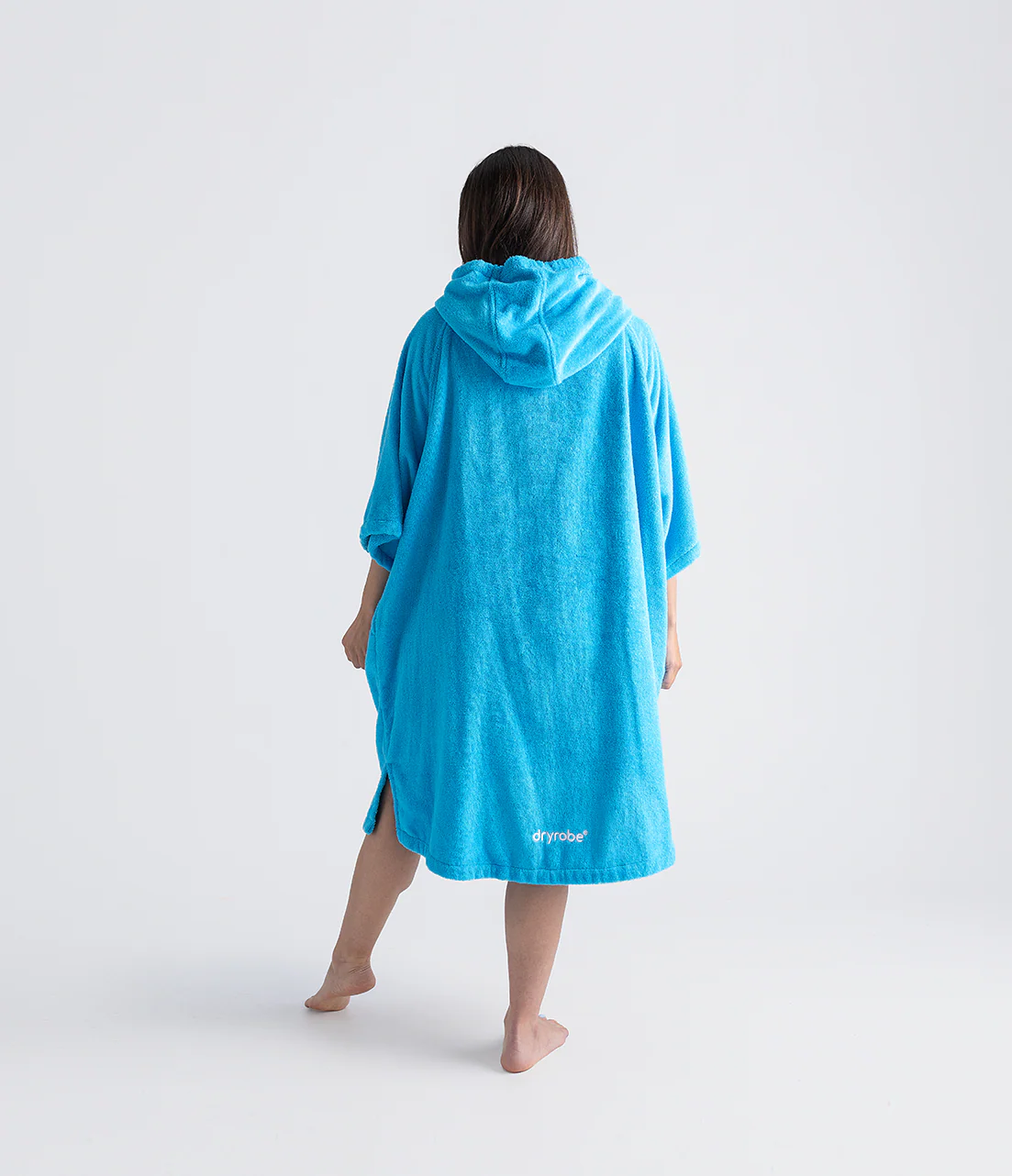 Blue Organic Towel Poncho - Image 4