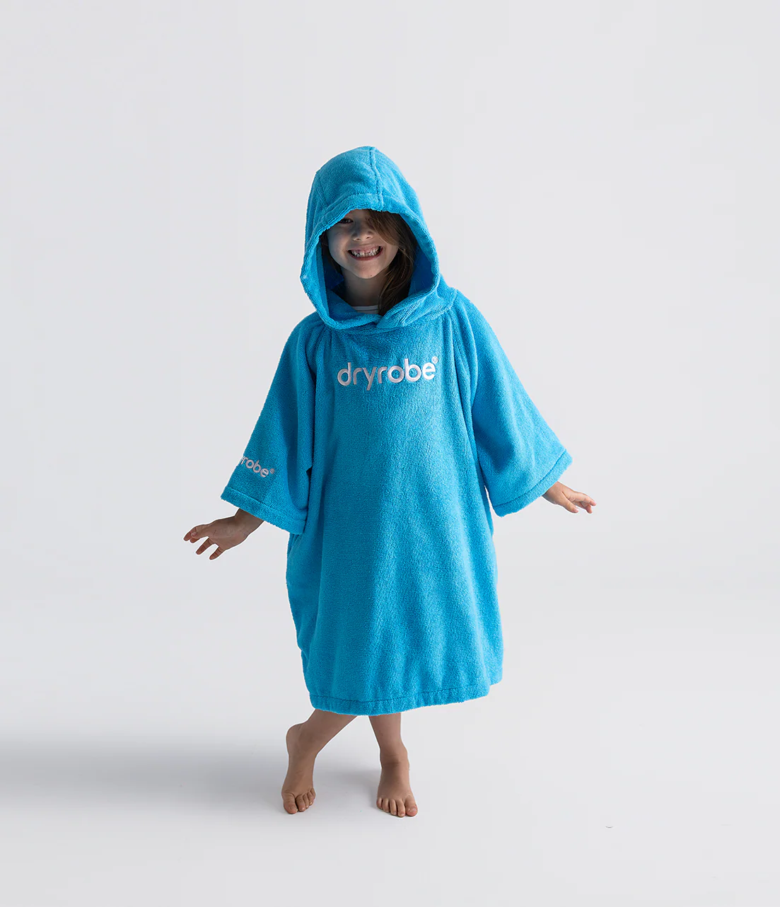 Blue Kids Organic Towel Poncho