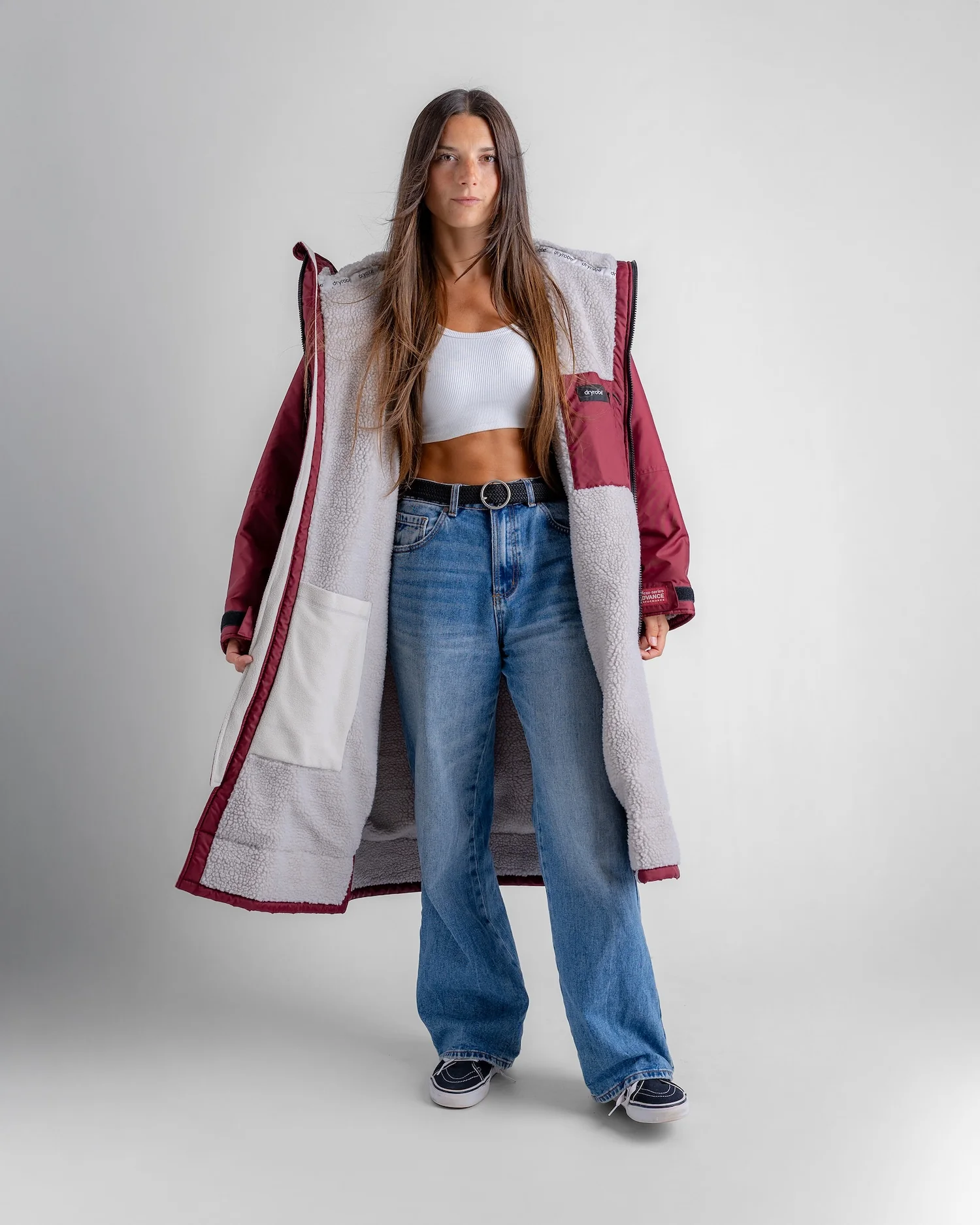 Burgundy Grey Advance Changing Robe