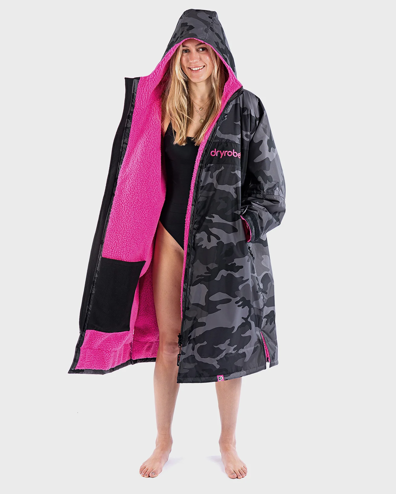 REWORK - Black Camo Pink Advance Change Robe