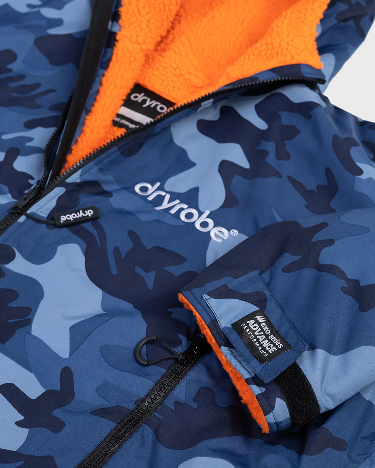 Blue Camo Orange Advance Changing Robe - Image 8