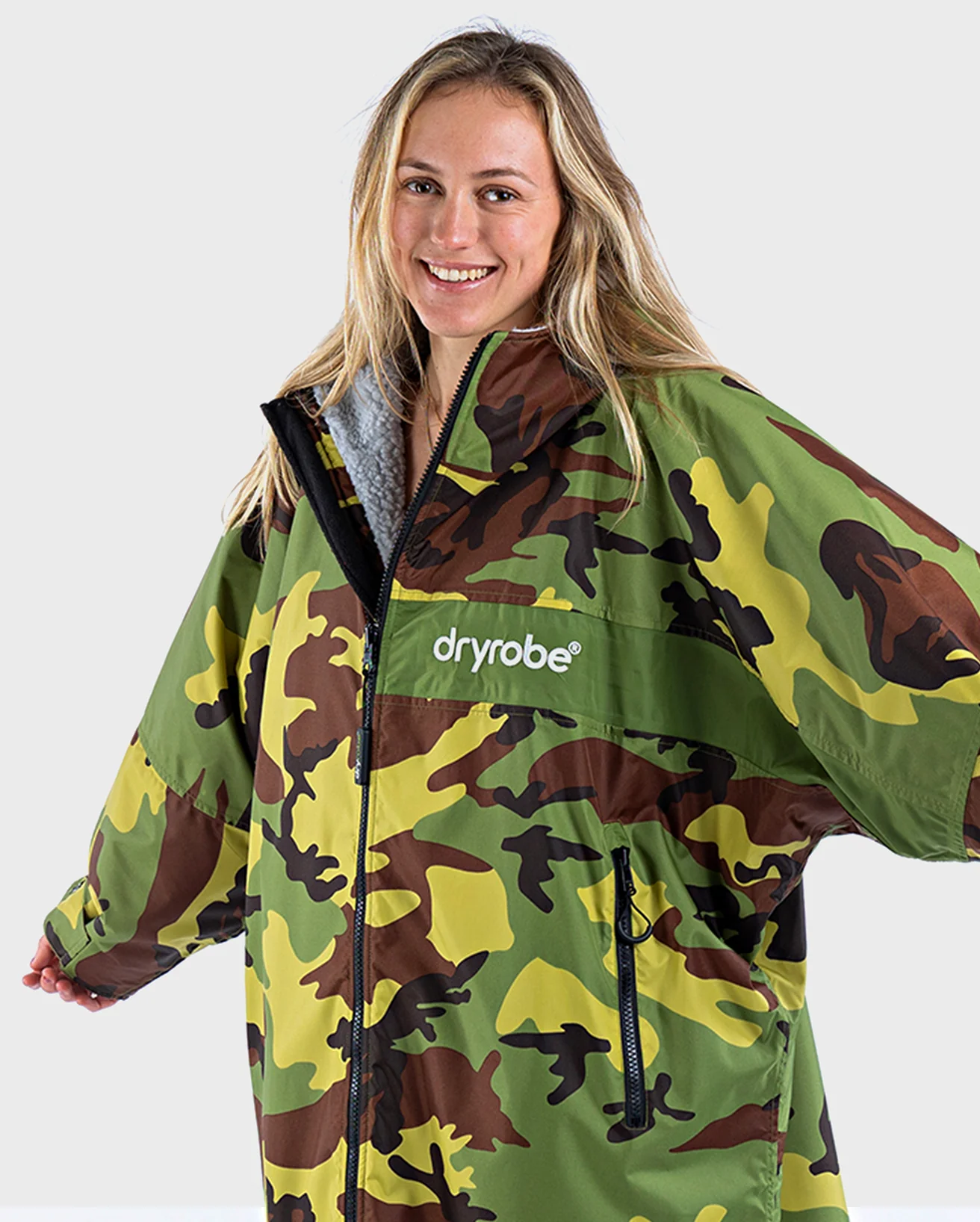 REWORK - Camo Grey Green Advance Changing Robe - Image 2
