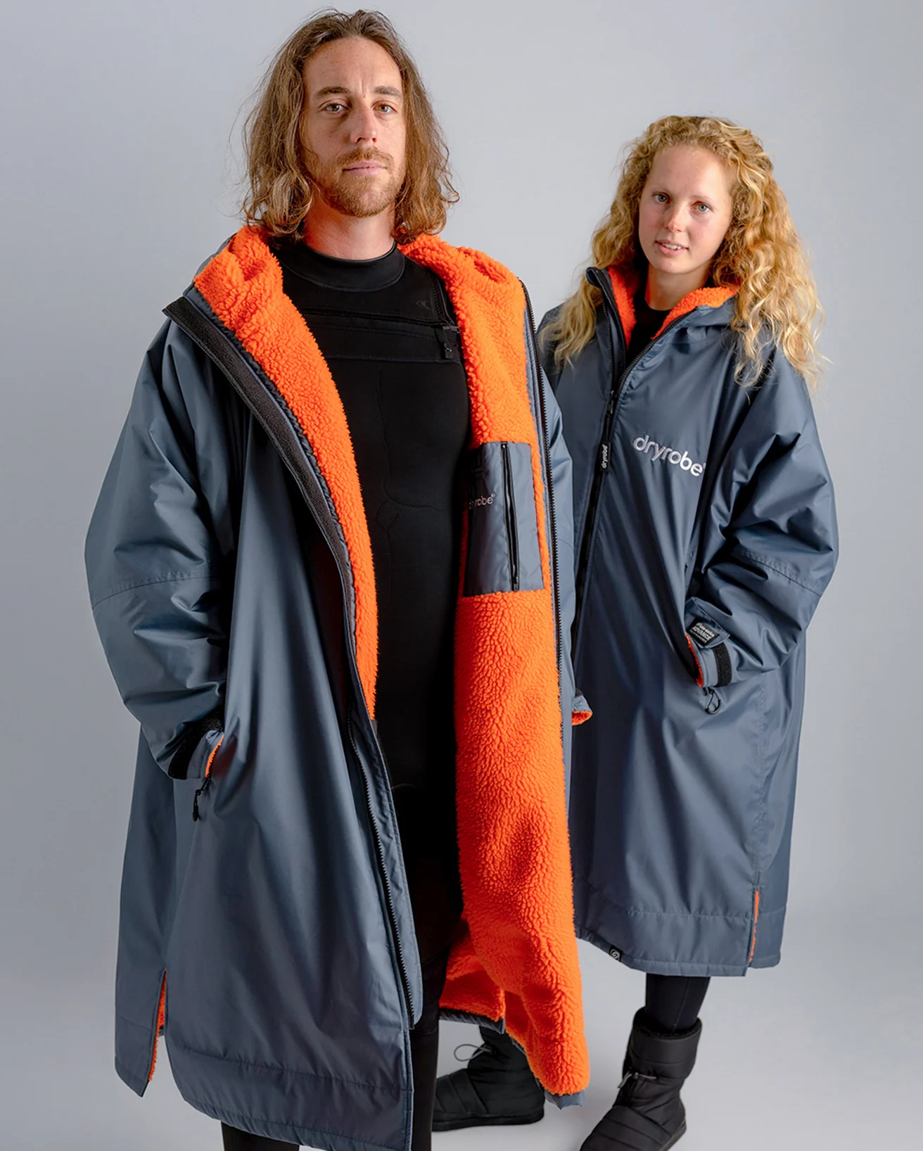 Dark Grey Orange Advance Changing Robe - Image 2