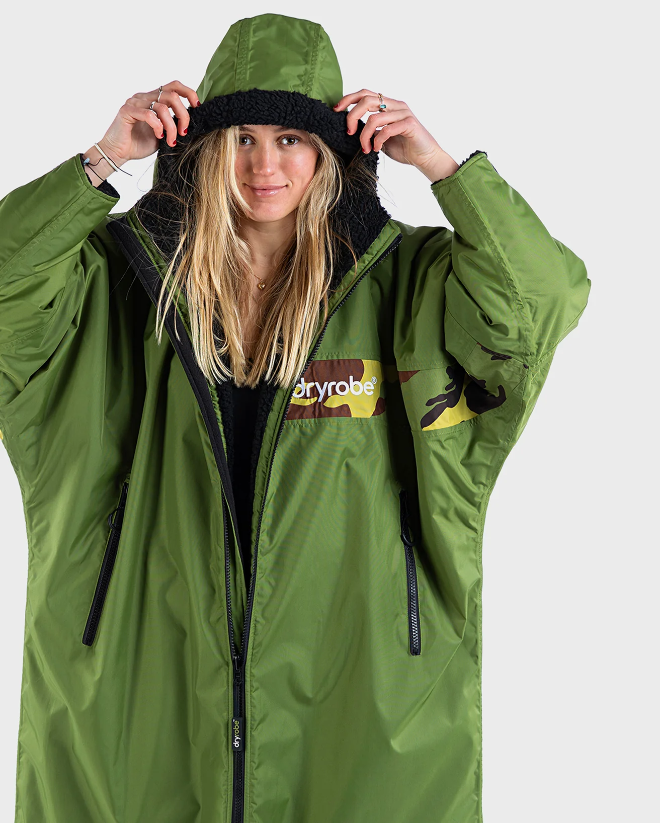 REWORK - Green Black Camo Advance Changing Robe - Image 2