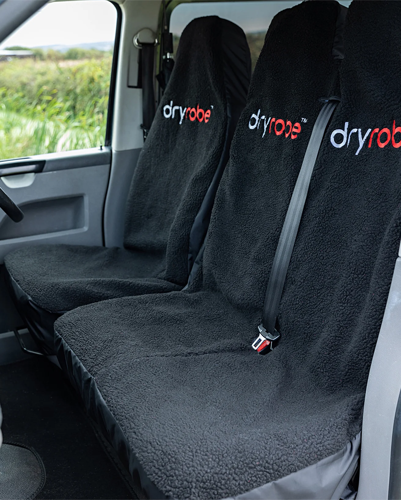 Black Double Van Seat Cover - Image 2