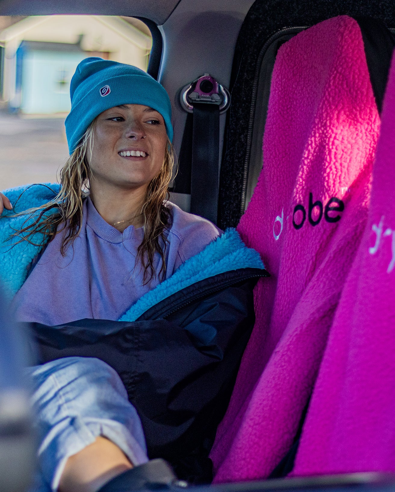 Pink Double Van Seat Cover - Image 3
