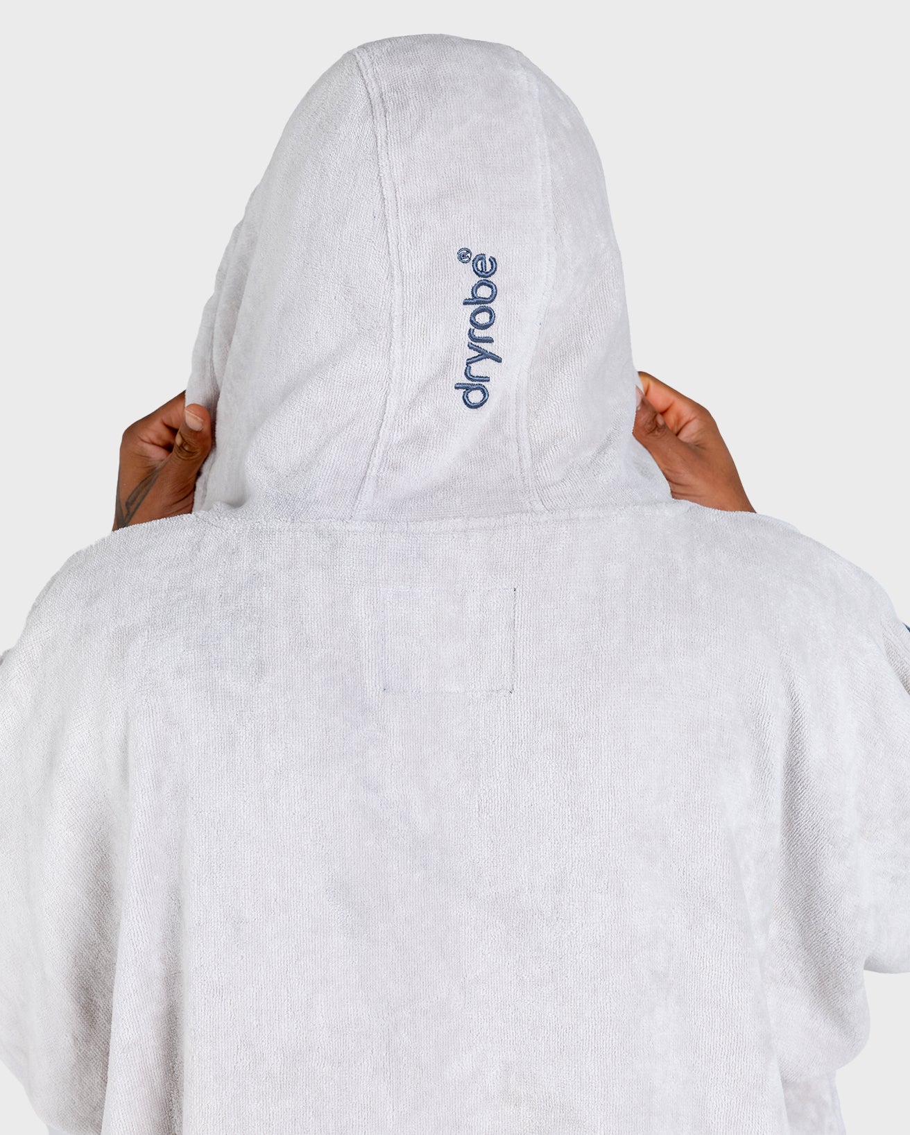 Grey Full-Zip Organic Towel Robe - Image 12