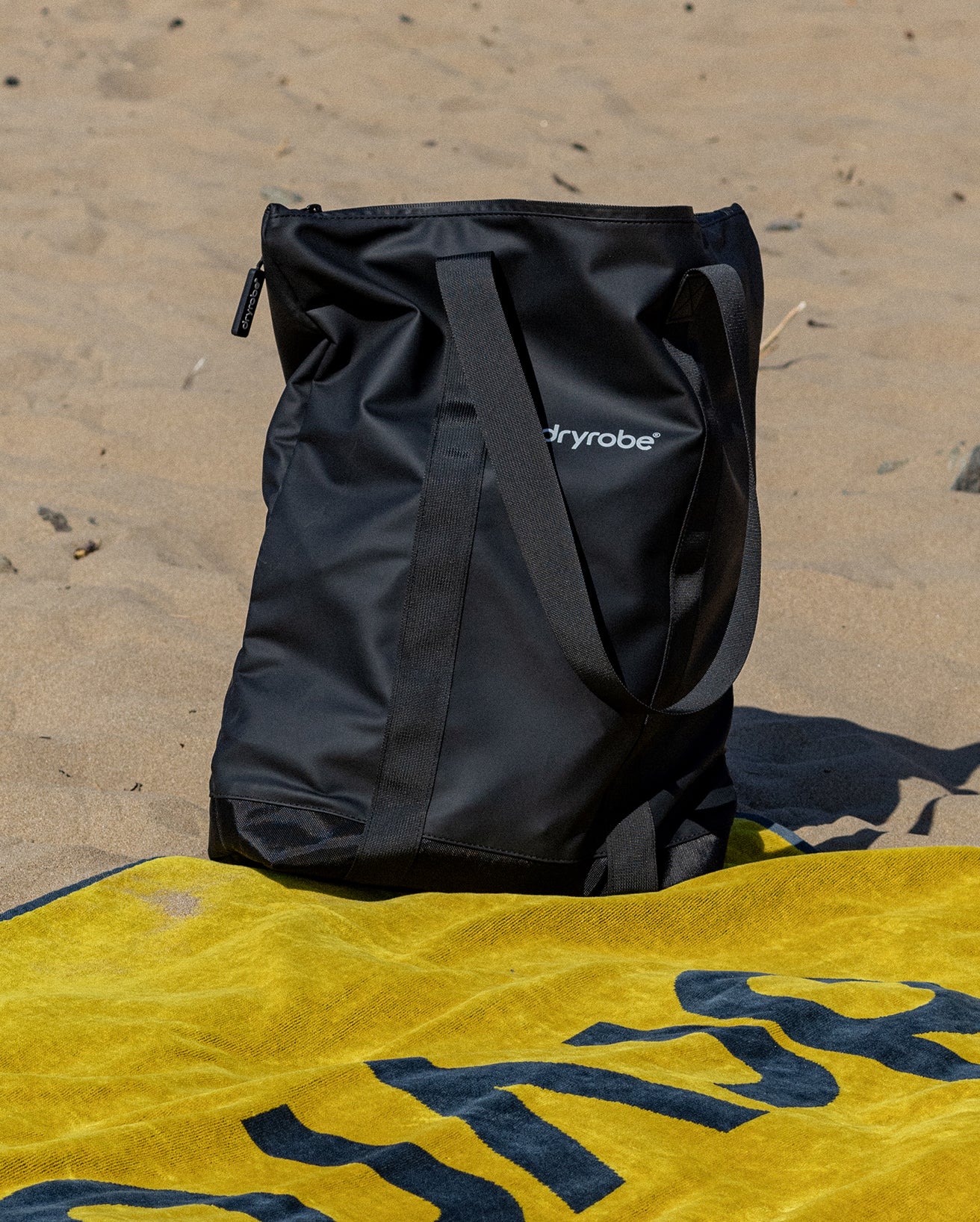 Black Tote Beach Bag - Image 5