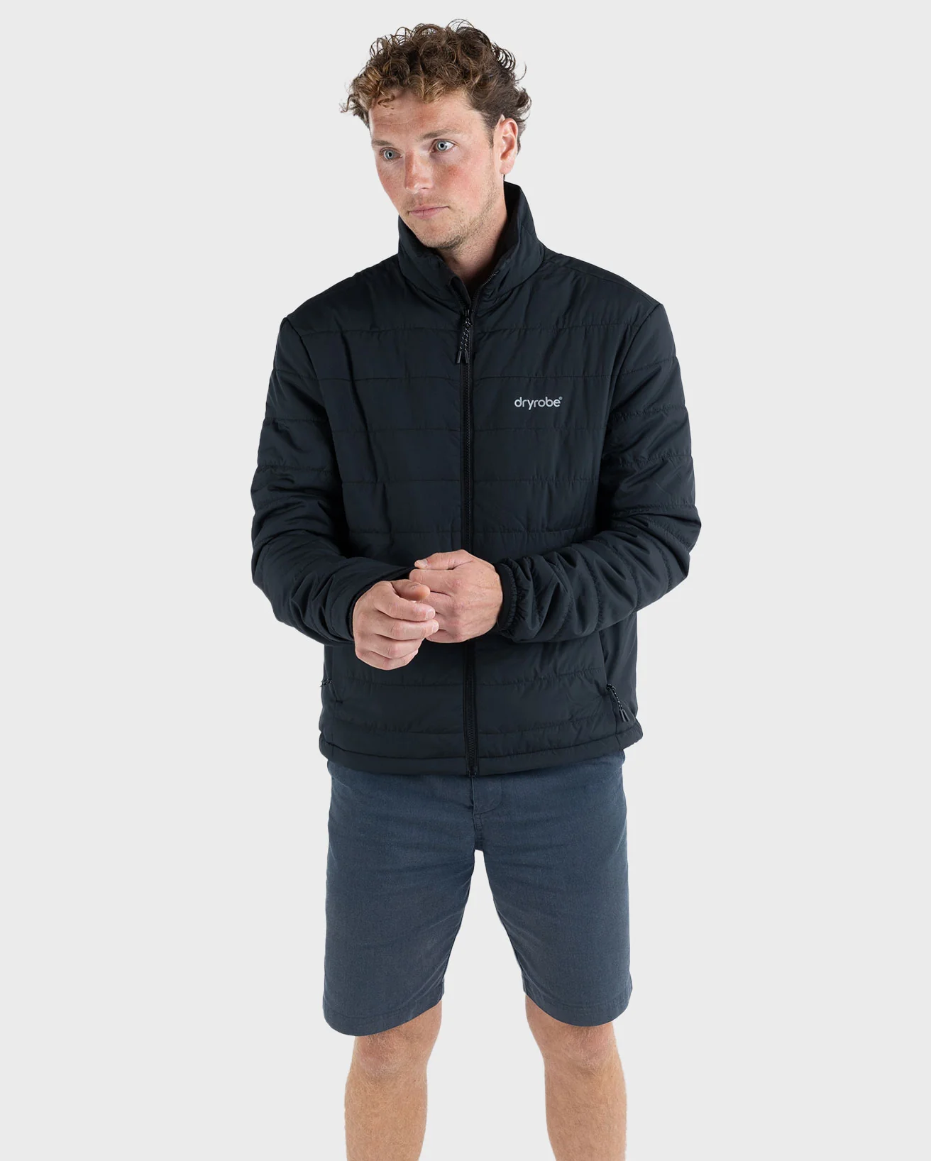 Black Men's Light Weight Jacket