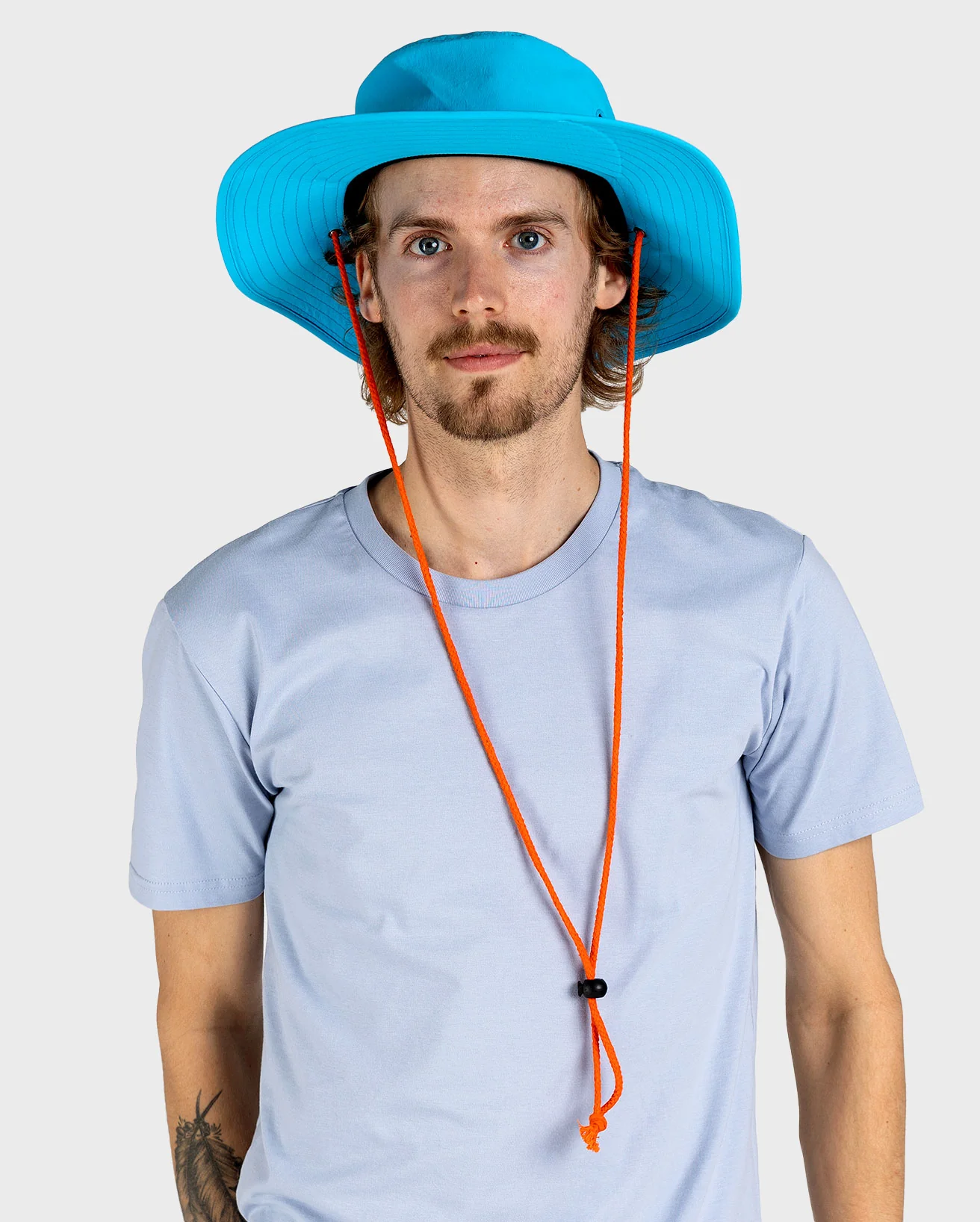 Blue Quick Dry Brimmed Hat - Image 2