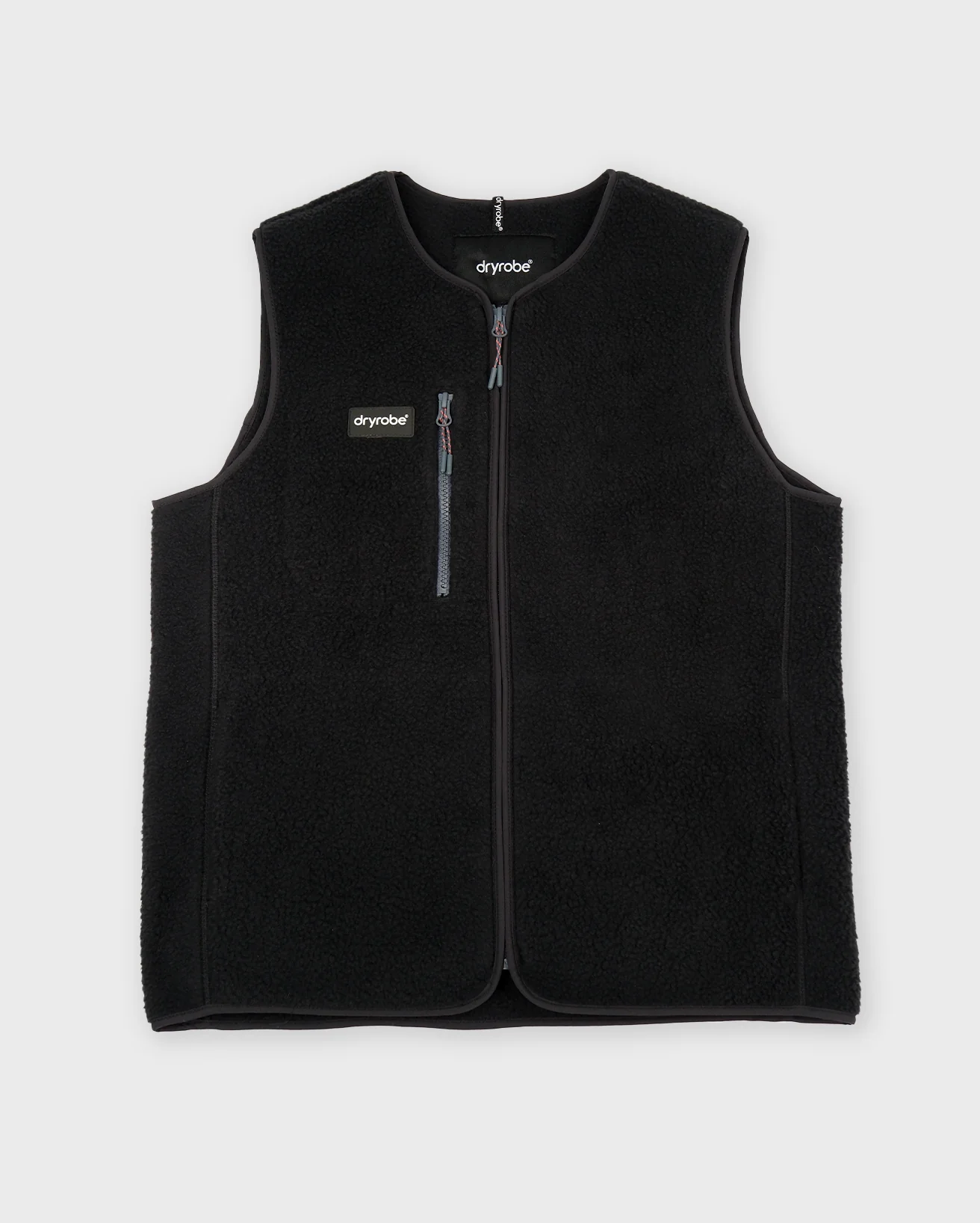 Black Thermal Unisex Fleece Gilet - Image 11