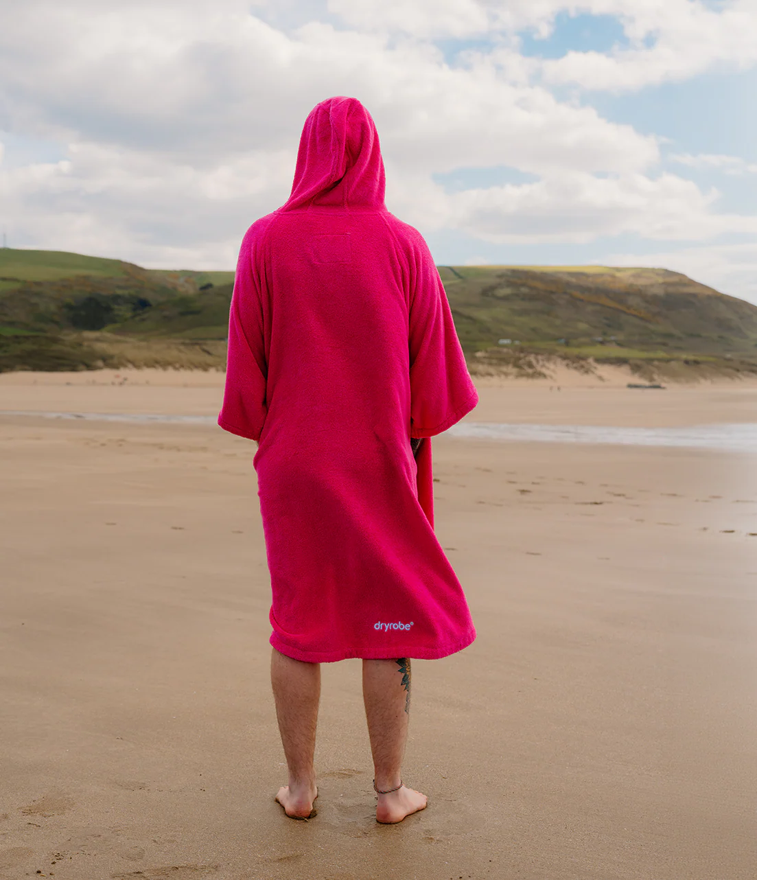 Hot Pink Organic Towel Poncho - Image 11