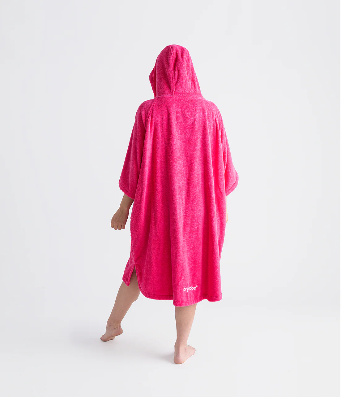 Hot Pink Organic Towel Poncho - Image 4