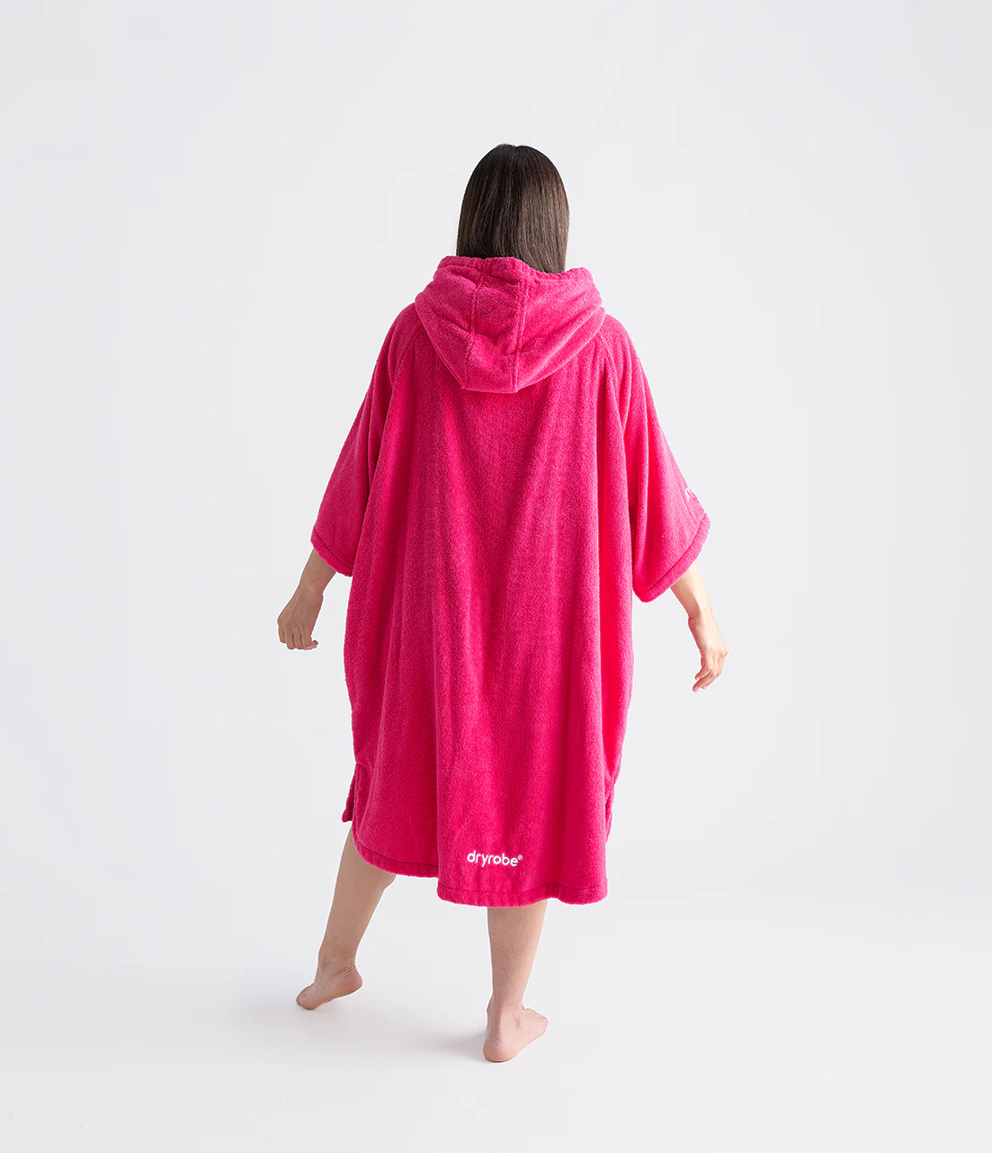 Hot Pink Organic Towel Poncho - Image 5