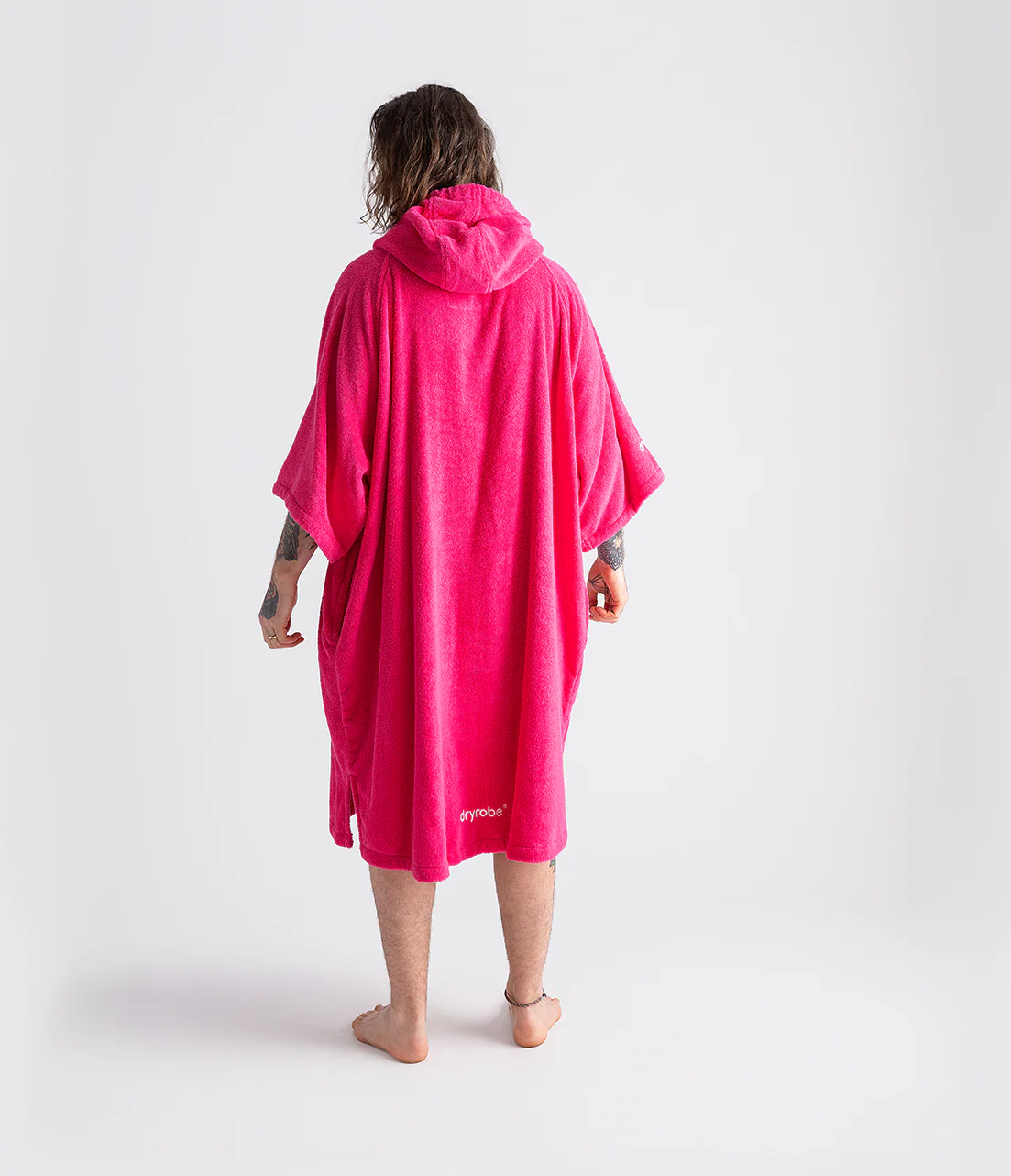 Hot Pink Organic Towel Poncho - Image 7