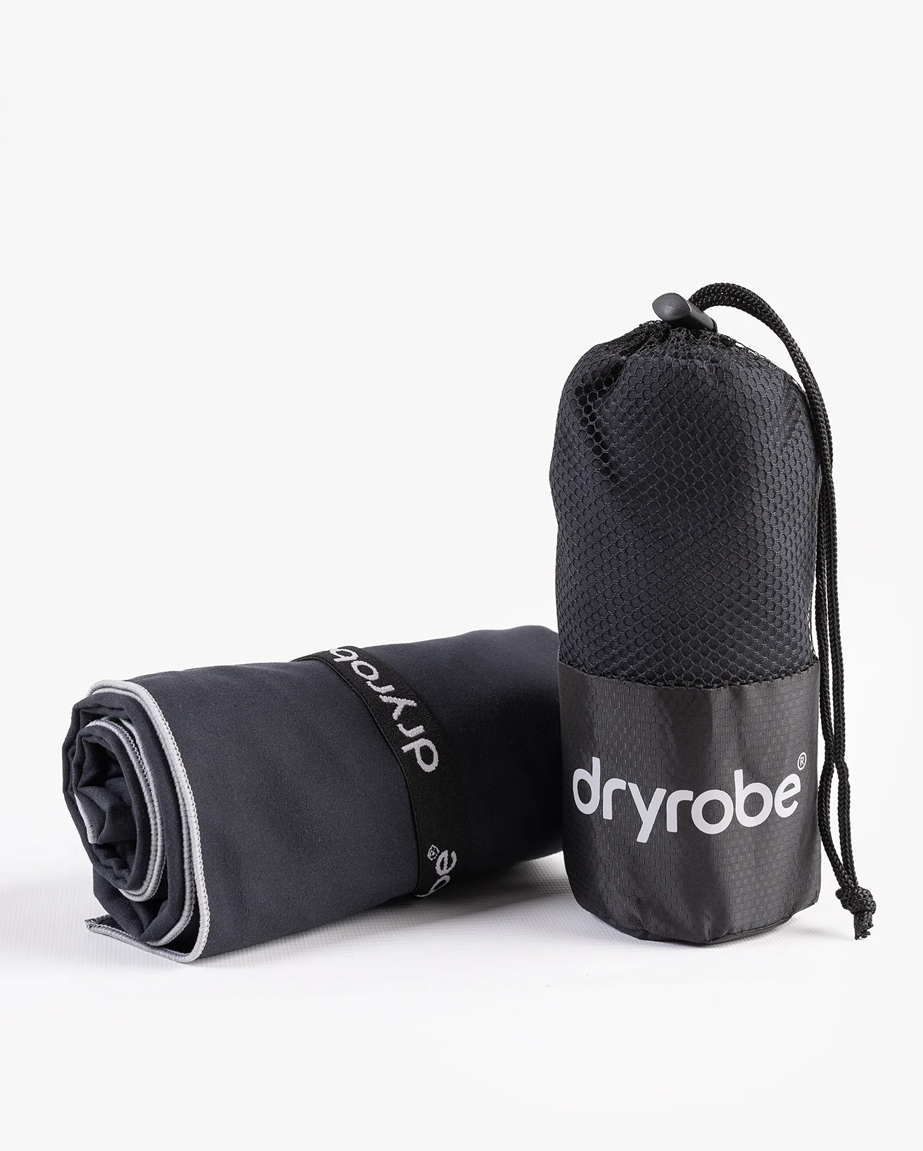 Black Microfibre Towel - Image 2