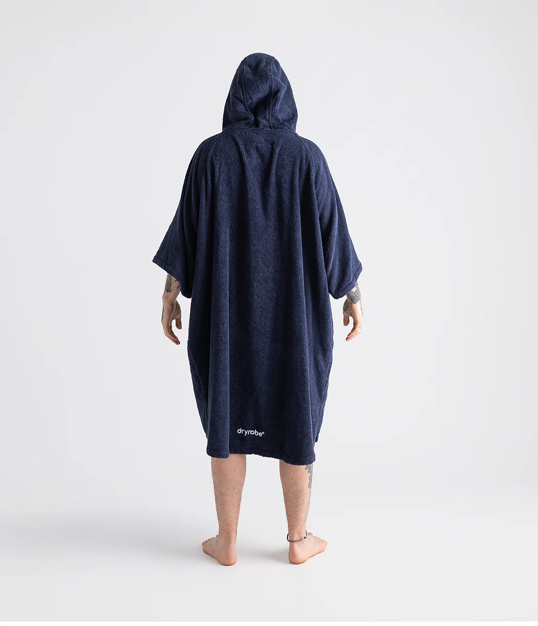 Navy Organic Towel Poncho - Image 7