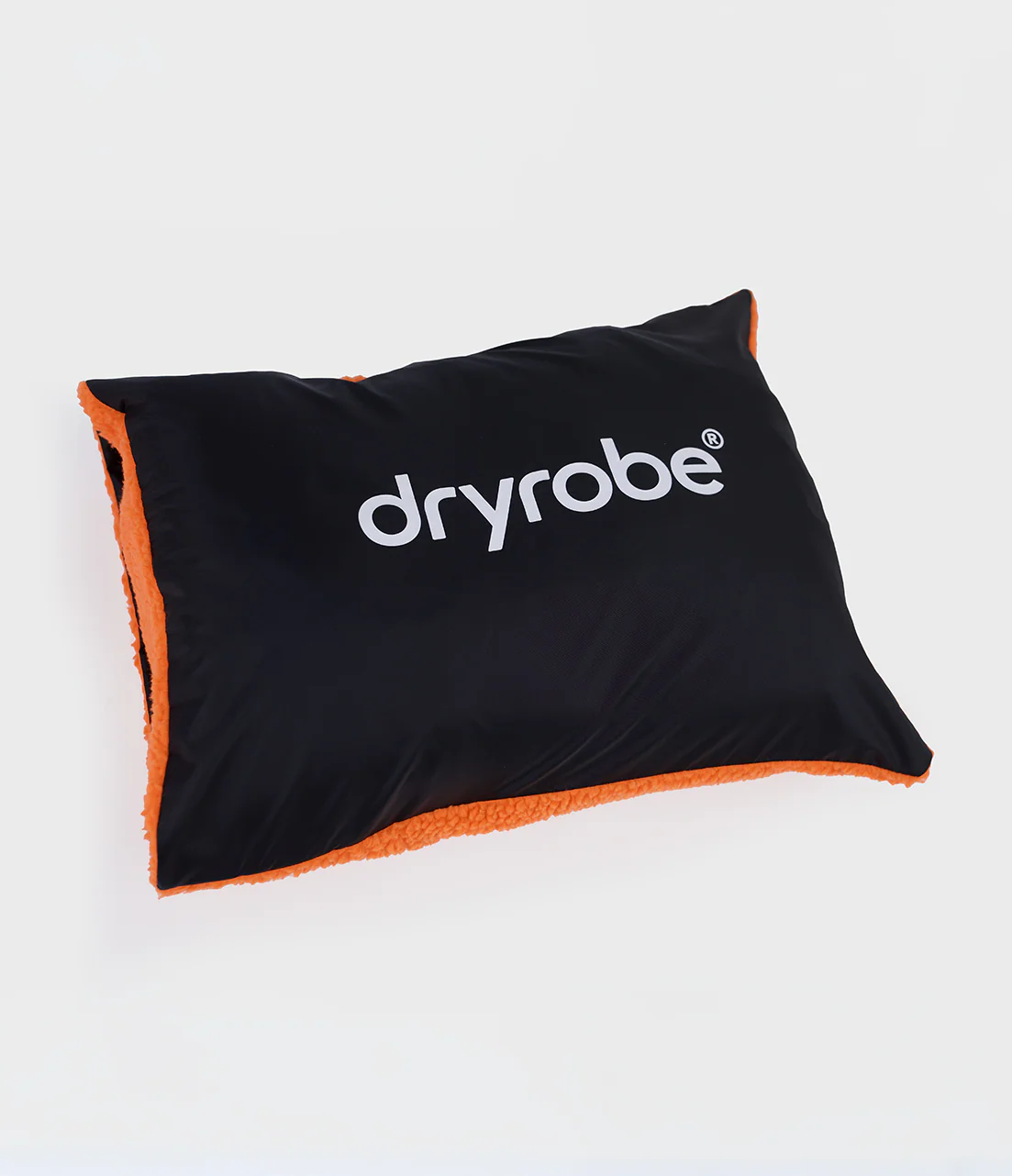 Orange Black Packable Travel Cushion Cover - Image 2
