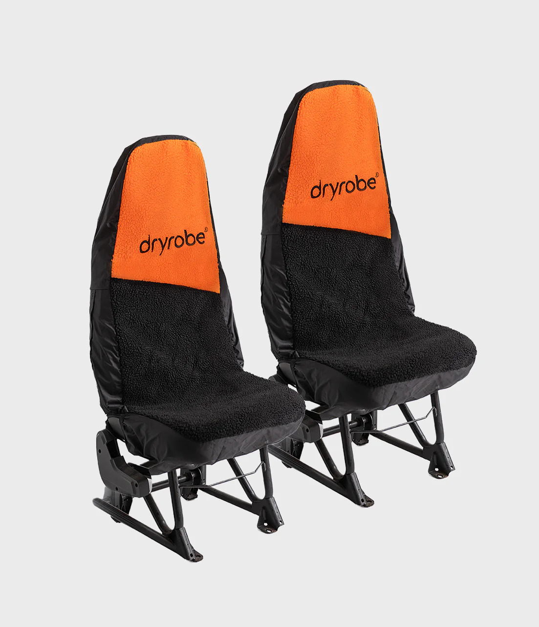 Orange Black Twin Car Seat Bundle