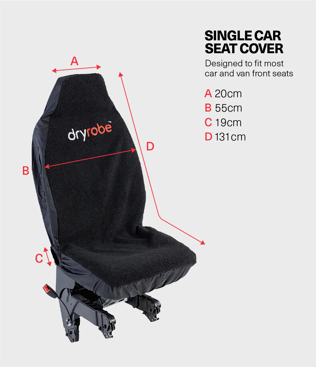 Camo Black Single Car Seat Cover - Image 5