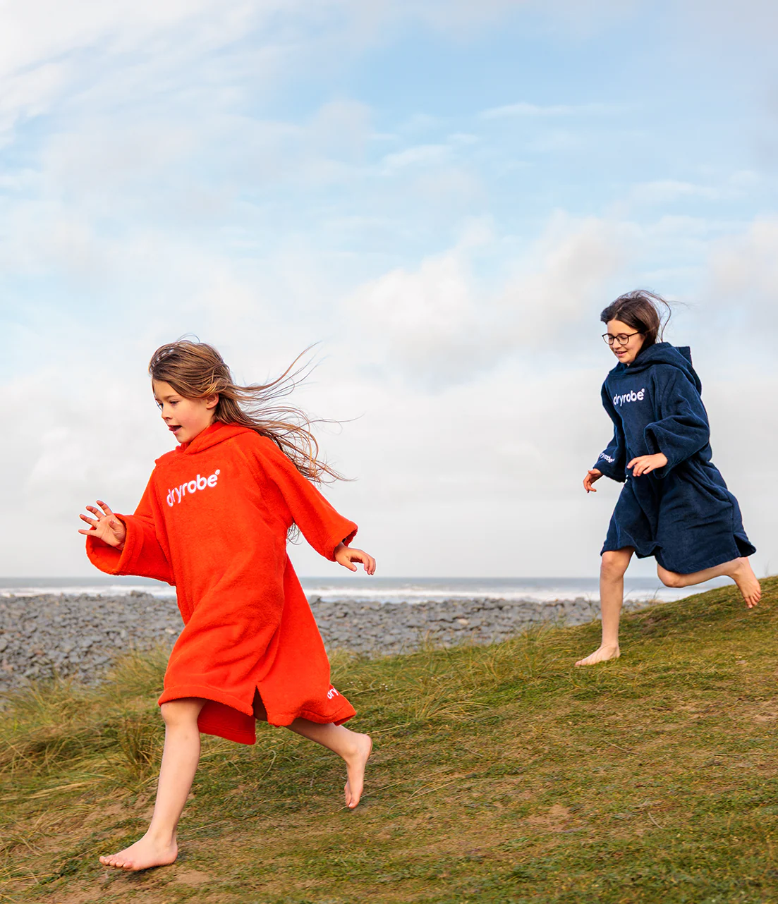 Orange Kids Organic Towel Poncho - Image 9