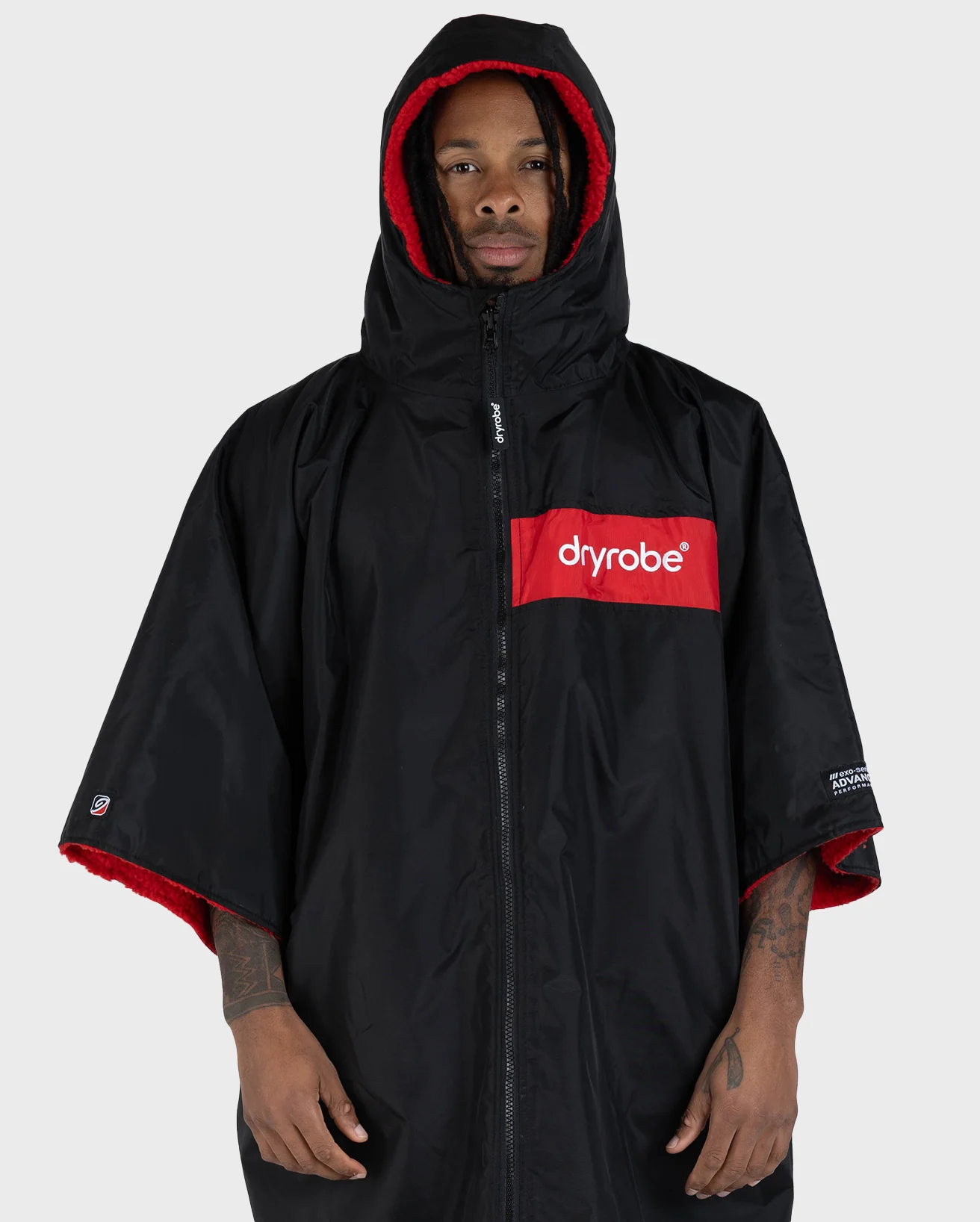 REWORK - Black Red Easy-Fit Advance Changing Robe - Image 2