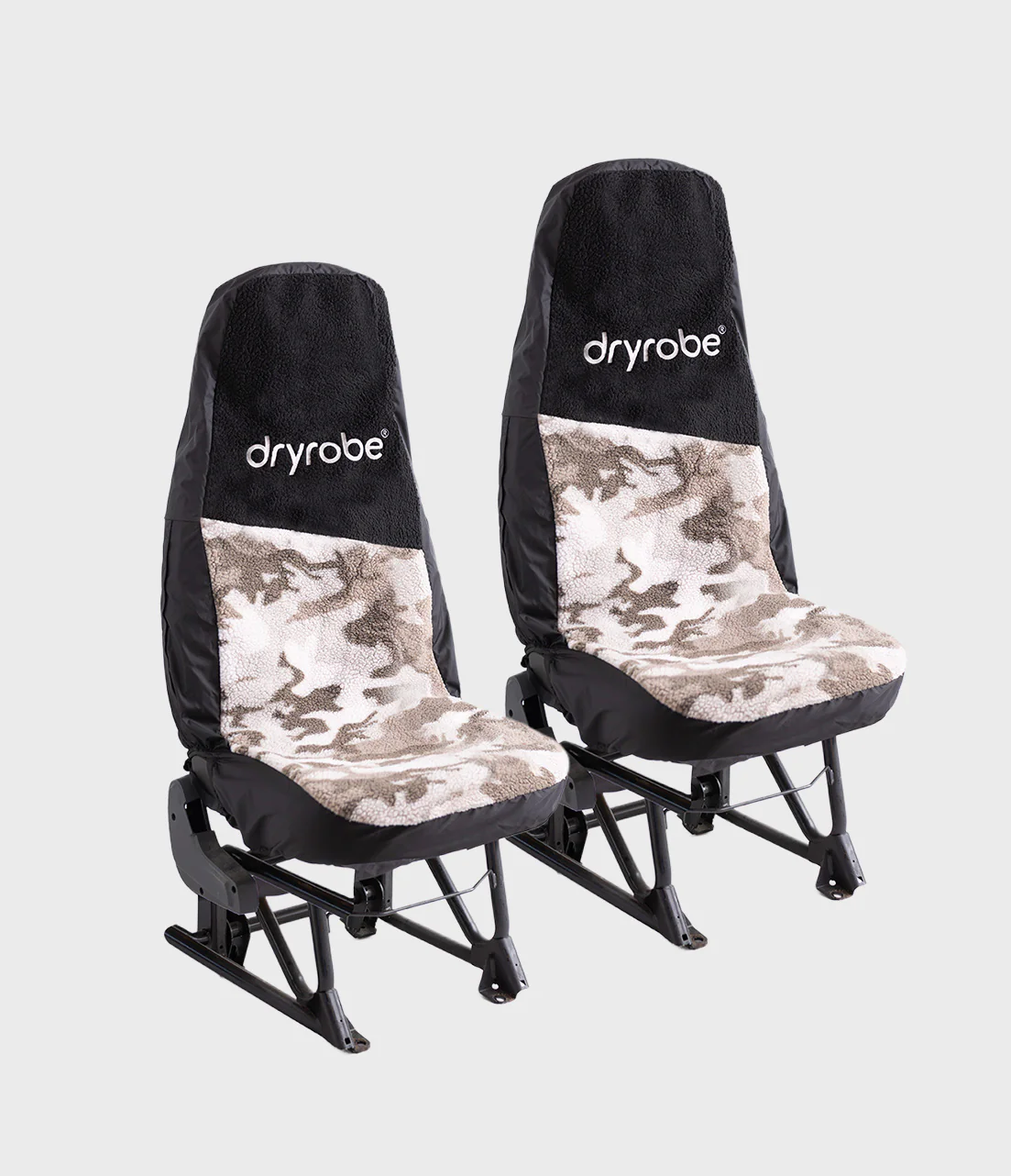 Sand Camo Black Twin Car Seat Bundle
