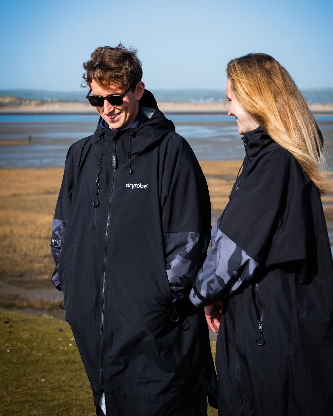 Black Camo Tech-Lite Long Sleeve Changing Robe - Image 22