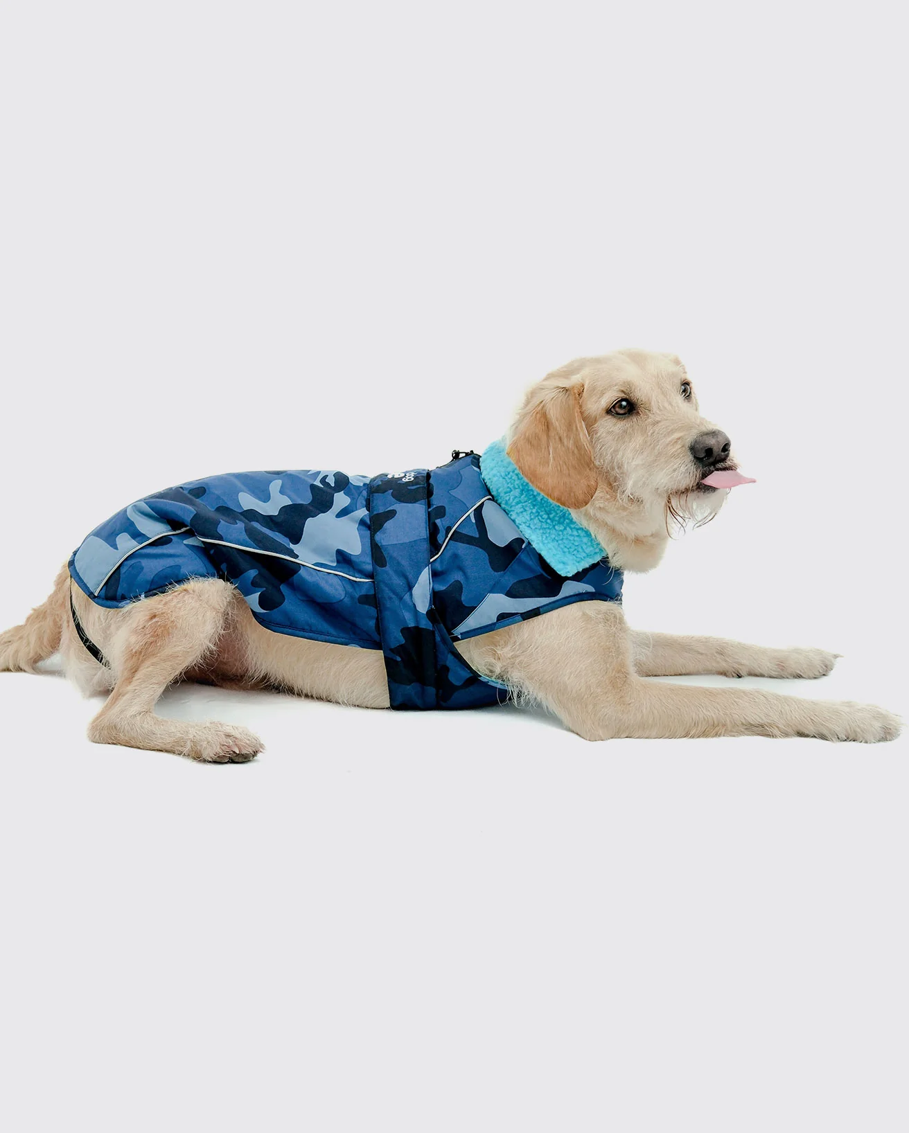 Blue Camo Dog Coat - Image 4
