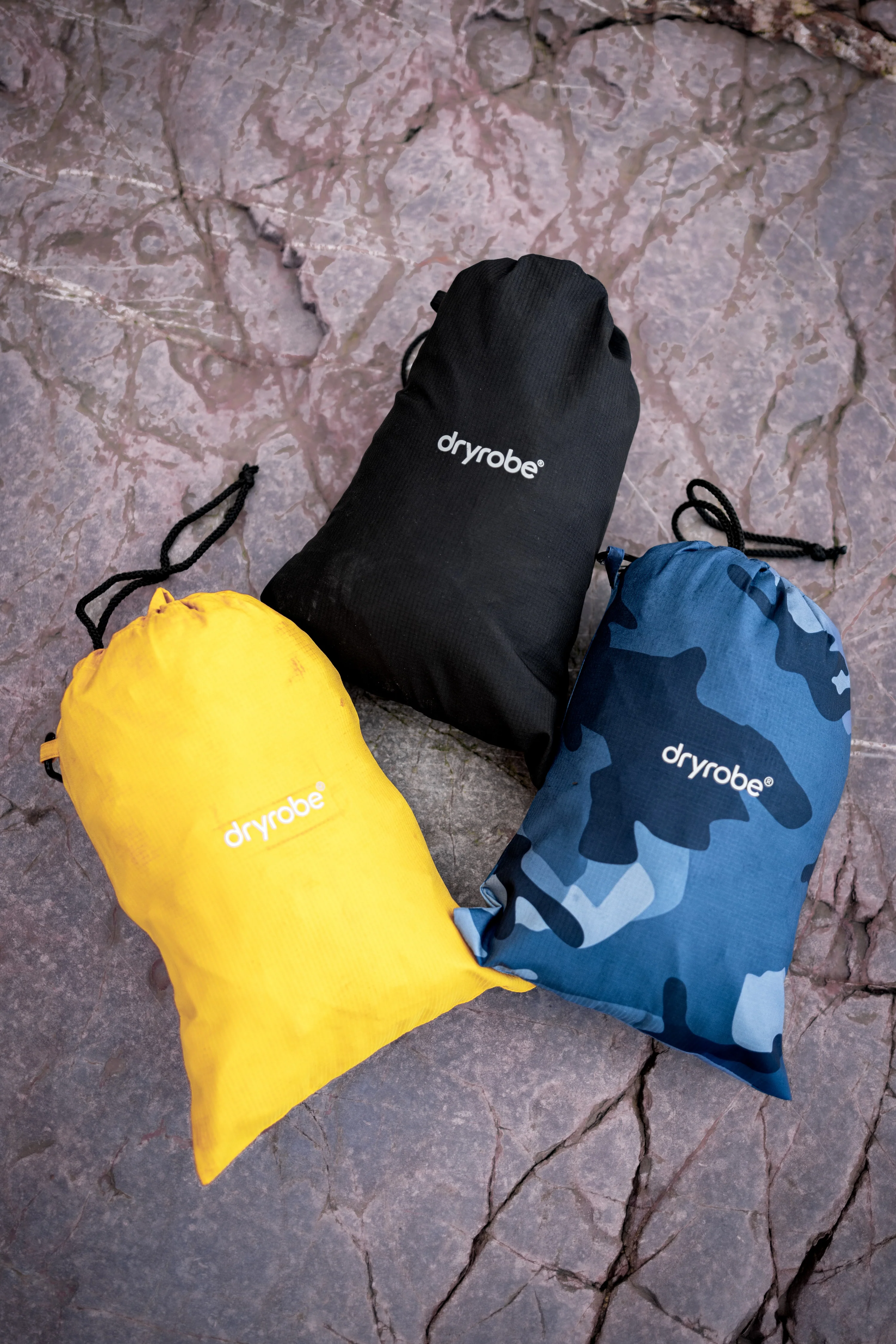 Yellow One Size Rainproof Poncho - Image 3